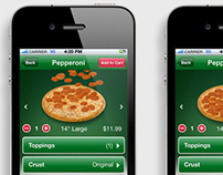 Pizza Ordering iPhone App