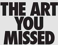 "The Art You Missed" 80's Art Exhibit Promotion