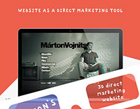 3D website + direct marketing