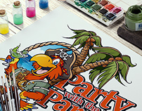 Pirate Parrot T-Shirt design