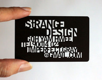 Strange Design Namecard