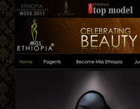 Miss Ethiopia Web Design