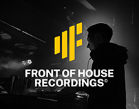 Front of House Recordings - Brand Identity