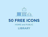 50 Free Library Icons