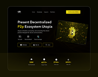Crypto Ecosystem UTOPIA Landing Page Redesign