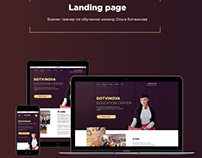 Landing page for Botvinova Education Center
