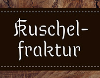 Kuschelfraktur: A warm, casual blackletter