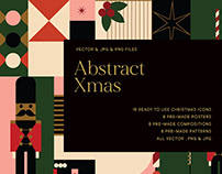 Abstract Christmas Set by All This Concept