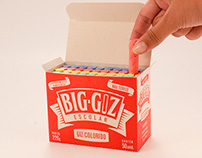 Design de embalagem para caixas de Giz 