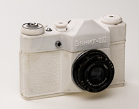Zenit 3D - a 3D scanned and printed analog Camera