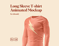 Long Sleeve T-shirt Animated Mockup
