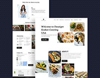 Restaurant landing Page Design
