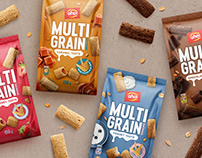 OHO Multigrain Snack Packaging Design