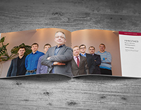 Brochure about company staff