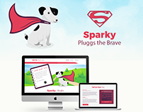 Sparky Pluggs The Brave - Website Template
