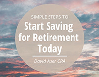 David Auer CPA | Start Saving for Retirement Today