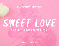 Sweet Love Handmade Font