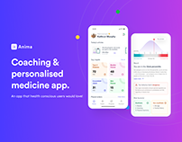 Coaching & personalised medicine app