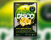 Disco Club Party PSD Flyer Template
