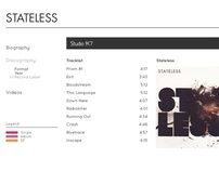 Stateless Discography Website