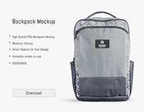 Backpack Mockup PSD 5k