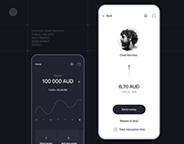 Bank mobile app design