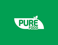 PURE food Brand Identity