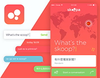 Skoopa - iOS Messaging App