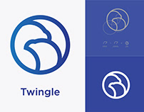 Twingle logo design