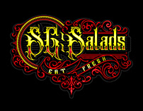 Lettering Tattoo Logo SG Salads