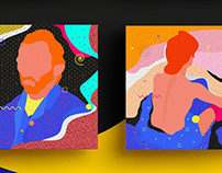 Abstract series about Famous Paintings Interpretation