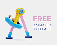 Animated 3D Typeface(FREE) Students' Graduation Project