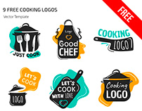 FREE COOKING LOGOS TEMPLATES IN EPS + PSD