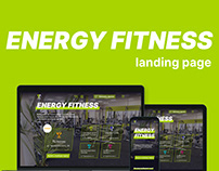 ENERGY FITNESS / landing page