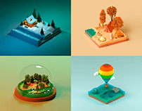 Low poly (6 part)
