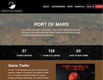 Port of Mars Website Redesign & Development