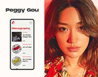 Website for South Korean dj Peggy Gou
