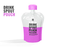 Drink Spout Pouch Mockup
