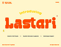 Lastari - Bold Slab Serif Typeface