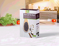 Pura Food - Rice packaging design