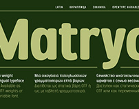 NEW: Matryo typeface