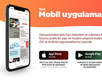 DH Mobile App Download Page for Web