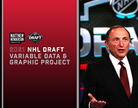 2021 NHL Draft Variable Data & Graphic Project