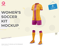 Women's Soccer Kit Mockup V1