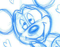 Walt Disney drawings
