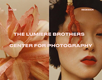 The Lumiere Brothers Center for Photography — Redesign