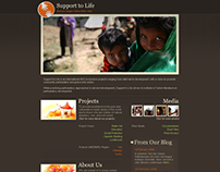 Support to Life Charity Website 2008