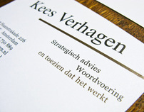 Kees Verhagen : Huisstijl en website
