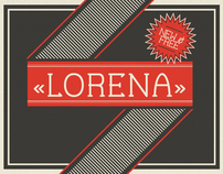 Lorena —Free Font