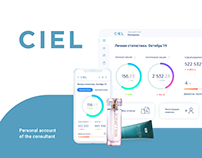 CIEL - UX/UI design personal account